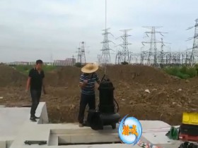 WQ潜水排污泵天津津南区现场安装
