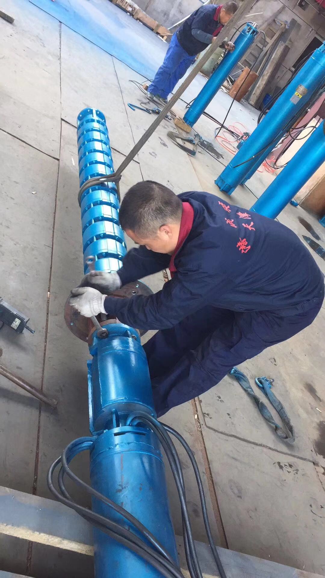 140KW水池使用两套潜水泵机组已发往西安第3张-潜水电机-潜水电泵-高压潜水电机-天津潜成泵业
