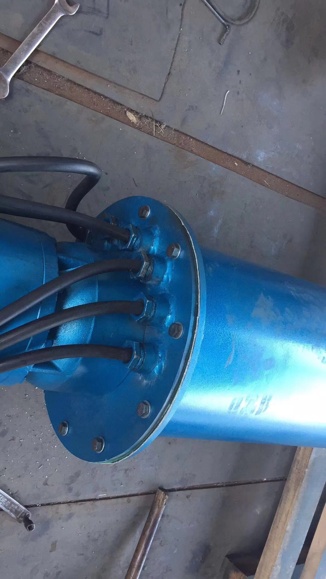 140KW水池使用两套潜水泵机组已发往西安第4张-潜水电机-潜水电泵-高压潜水电机-天津潜成泵业