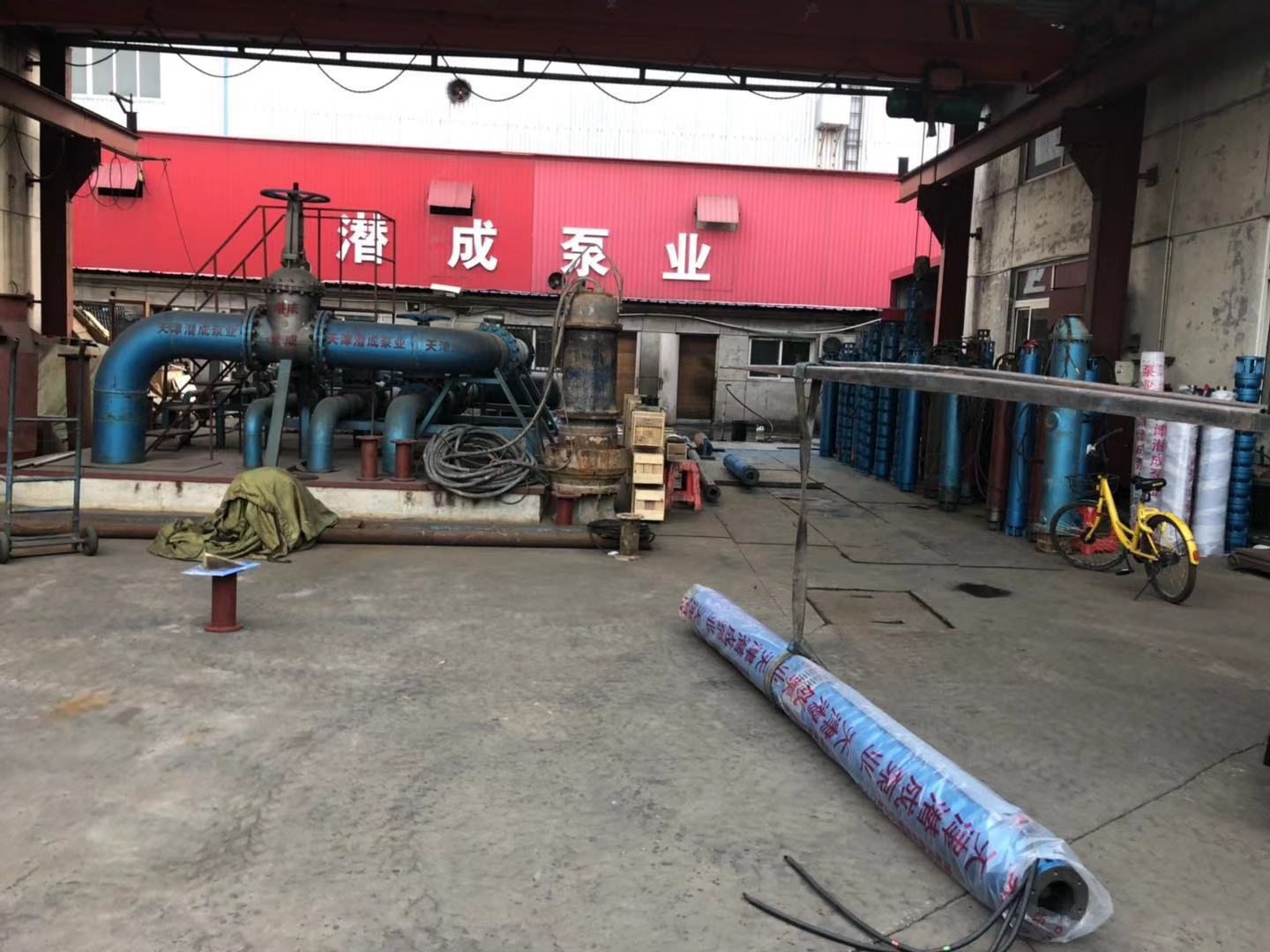 250QJR80-180-63KW地热井用潜水泵发往北京顺义区第3张-潜水电机-潜水电泵-高压潜水电机-天津潜成泵业