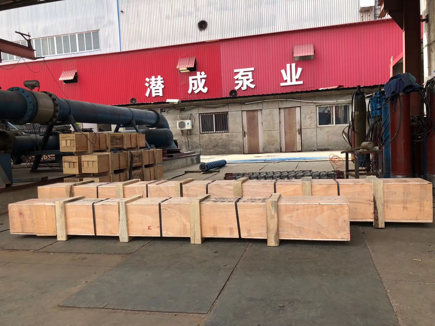 250QJ80-420-160KW  高扬程深井泵660V电压发往西安第1张-潜水电机-潜水电泵-高压潜水电机-天津潜成泵业
